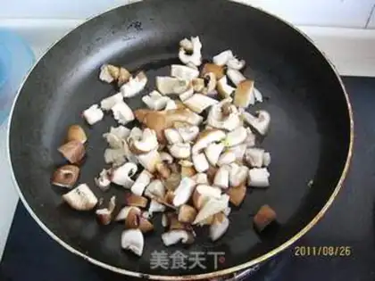 Make Pelican mushrooms fried tofu step 4