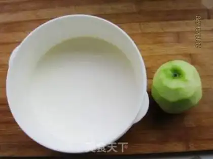 Make Yogurt apple juice step 0