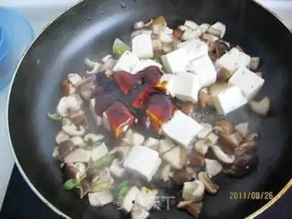 Make Pelican mushrooms fried tofu step 7