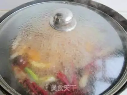 Make Spicy chicken pan step 12