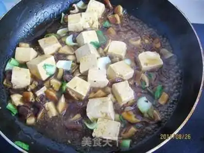 Make Pelican mushrooms fried tofu step 10