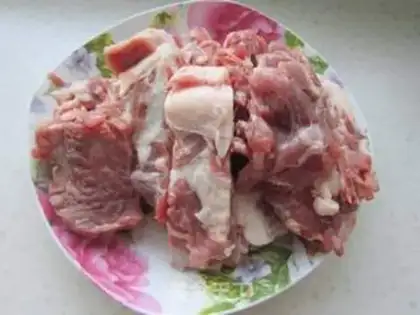 Make Sagur meat step 1