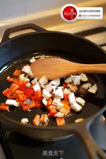Make Quite a mix of omelet step 2