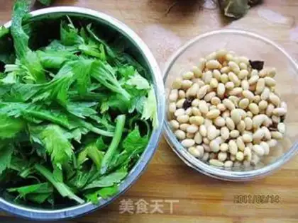 Make Celery soybeans step 0