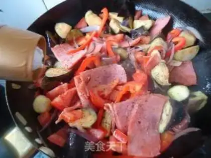 Make Bacon cheese and cheese step 8