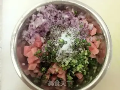 Make Flamingo tuna tower step 6