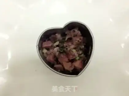 Make Flamingo tuna tower step 10