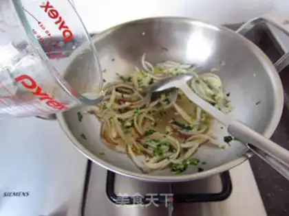 Make Soup cheese and roasted fish step 3
