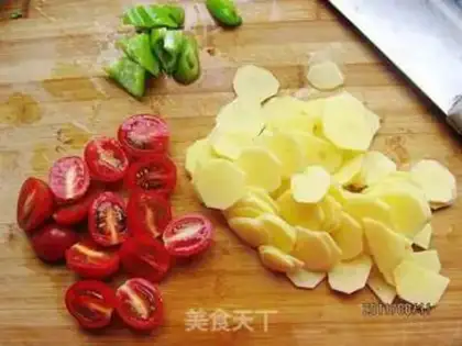 Make Holy fruit and sweet potatoes step 2