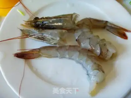 Make Shrimp with sweet mustard sauce step 2