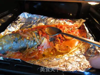 Make Soup cheese and roasted fish step 9