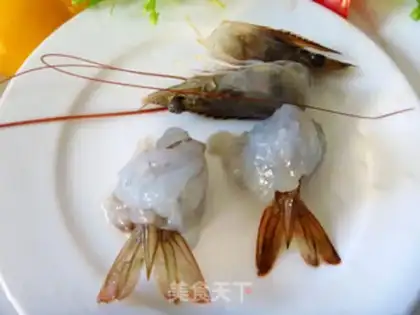 Make Shrimp with sweet mustard sauce step 3