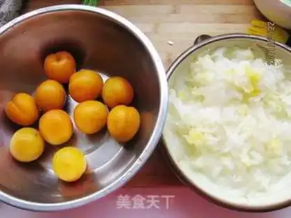 Make Silver apricot step 0