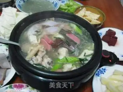 Make The pot of soup on the original juice step 13