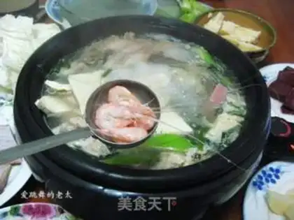 Make The pot of soup on the original juice step 14