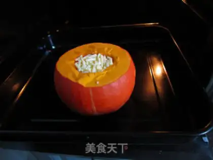 Make Cheese pine pumpkin step 7