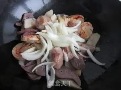 Make Flaming noodles step 8