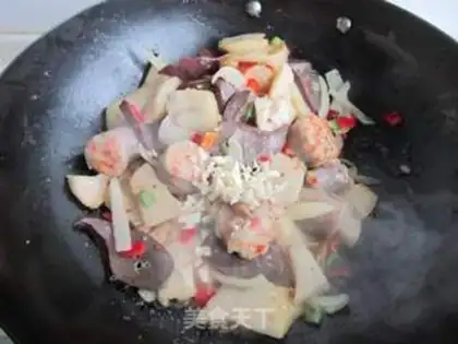 Make Flaming noodles step 10