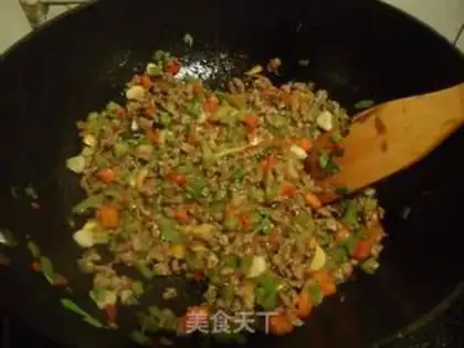 Make A piece of beef beans step 14