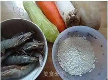 Make Shrimp porridge step 0