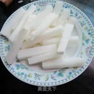 Make Carrot strips step 1