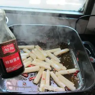 Make Carrot strips step 5