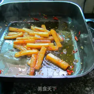 Make Carrot strips step 6