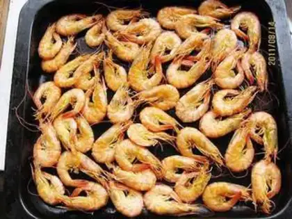 Make Boiled shrimp step 4