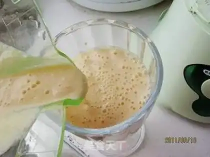 Make A papaya milkshake step 5