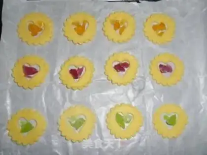 Make Glass heart cookies step 11