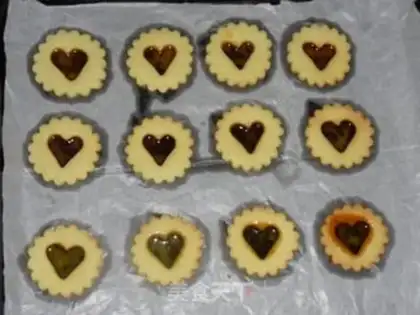 Make Glass heart cookies step 12