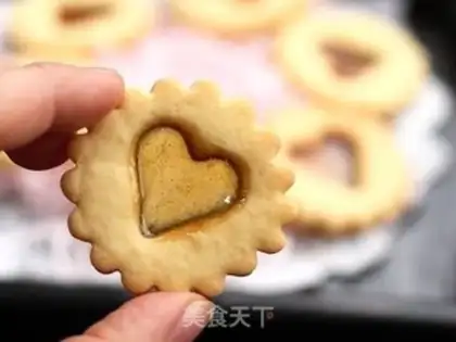 Make Glass heart cookies step 13