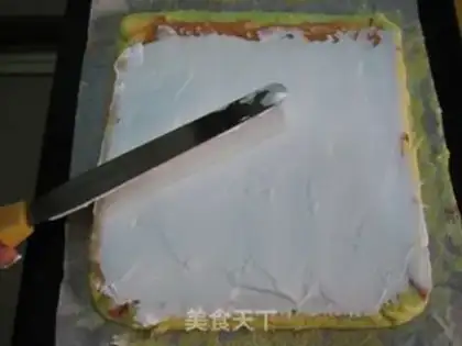 Make Red Dragon Cake roll step 12