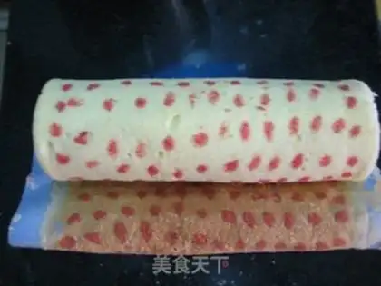 Make Red Dragon Cake roll step 14