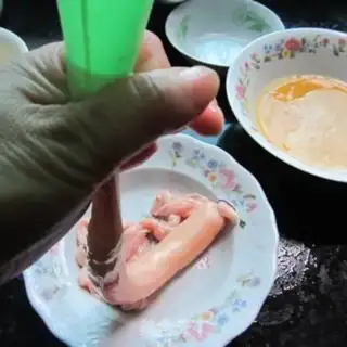 Make Egg entrail step 4