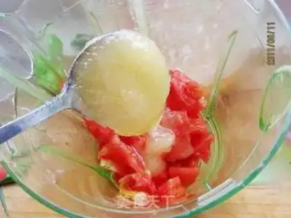 Make Tomato honey juice step 2
