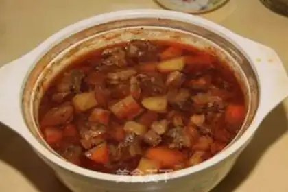 Make Rhodish red lamb step 10