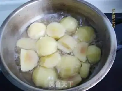 Make Peach with honey step 5