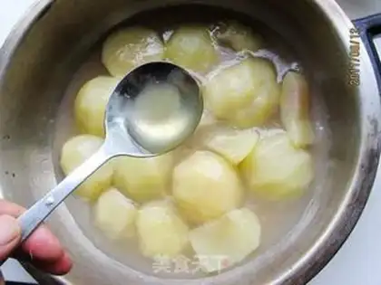 Make Peach with honey step 7