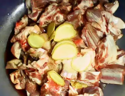 Make Lamb chop soup step 2