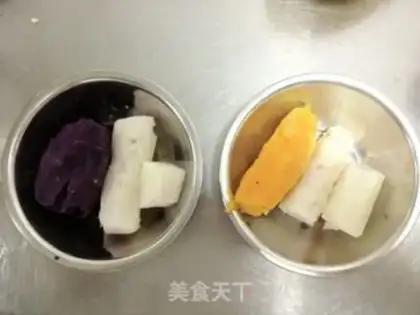 Make Double-coloured mashed potatoes step 1