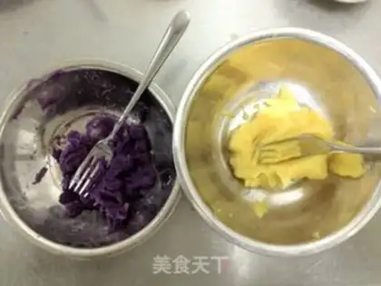 Make Double-coloured mashed potatoes step 3