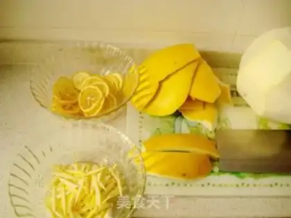 Make Honey tea step 1