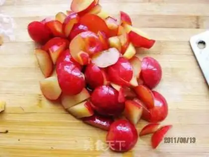Make Ice cream plums step 1