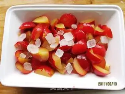 Make Ice cream plums step 2