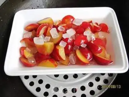 Make Ice cream plums step 3