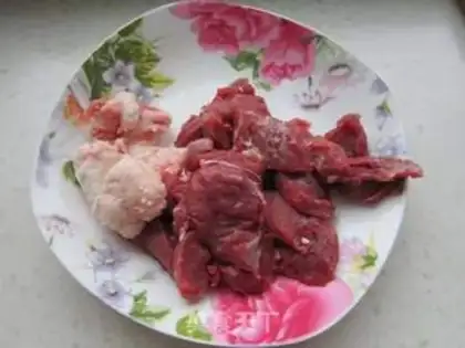 Make The lamb string step 1