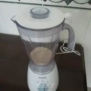 Make Mother of God, the rice powder step 2