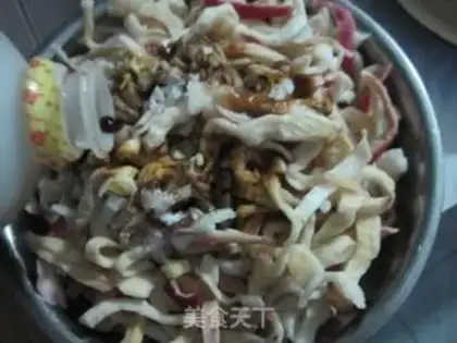 Make Steamed radish and pickled step 5