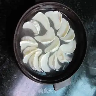 Make The microwave boils dumplings step 4